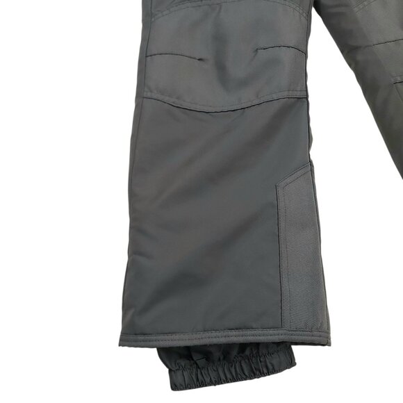 Champion Snow Bibs Kids Small 6-7 Gray Front Zip Insulated Warm Winter Outdoor - Picture 7 of 12